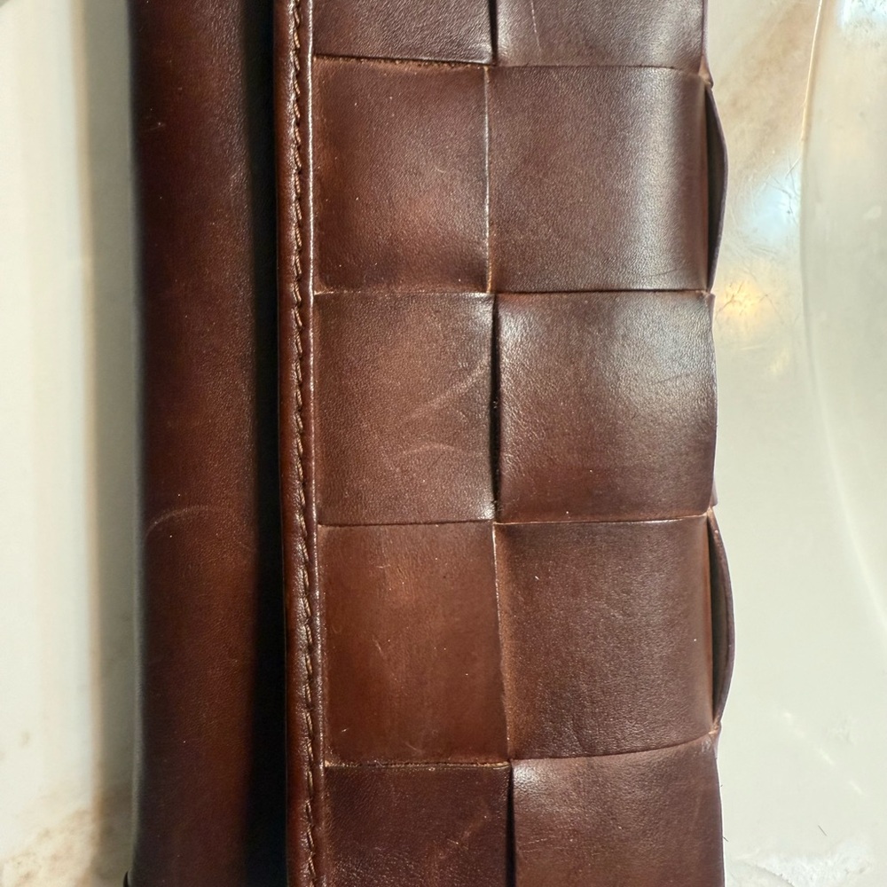 Patricia Nash Brown Leather Wallet